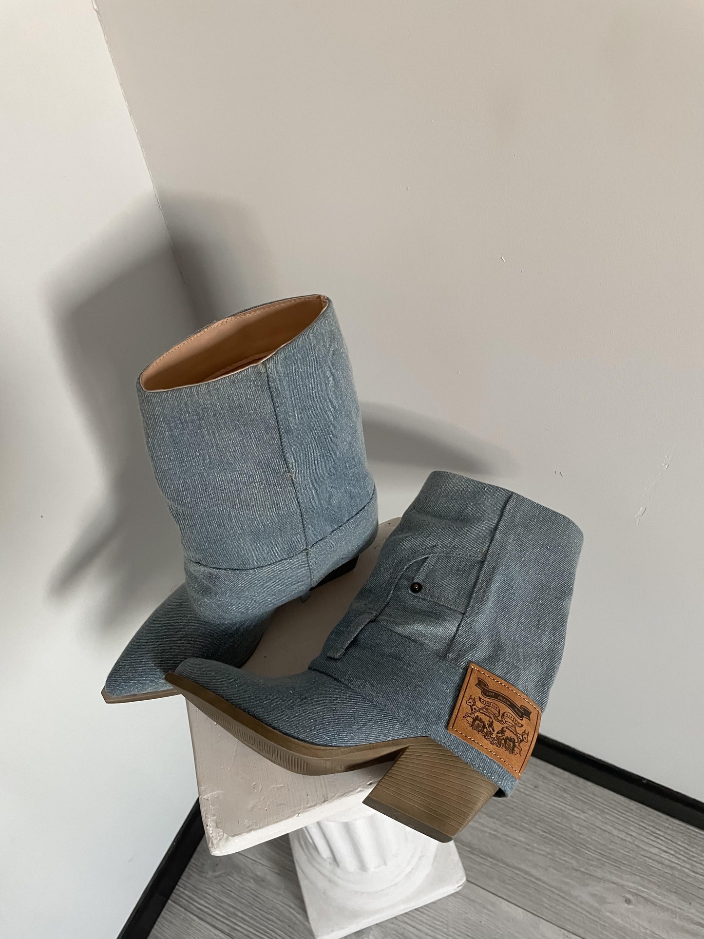 Tacones Denim