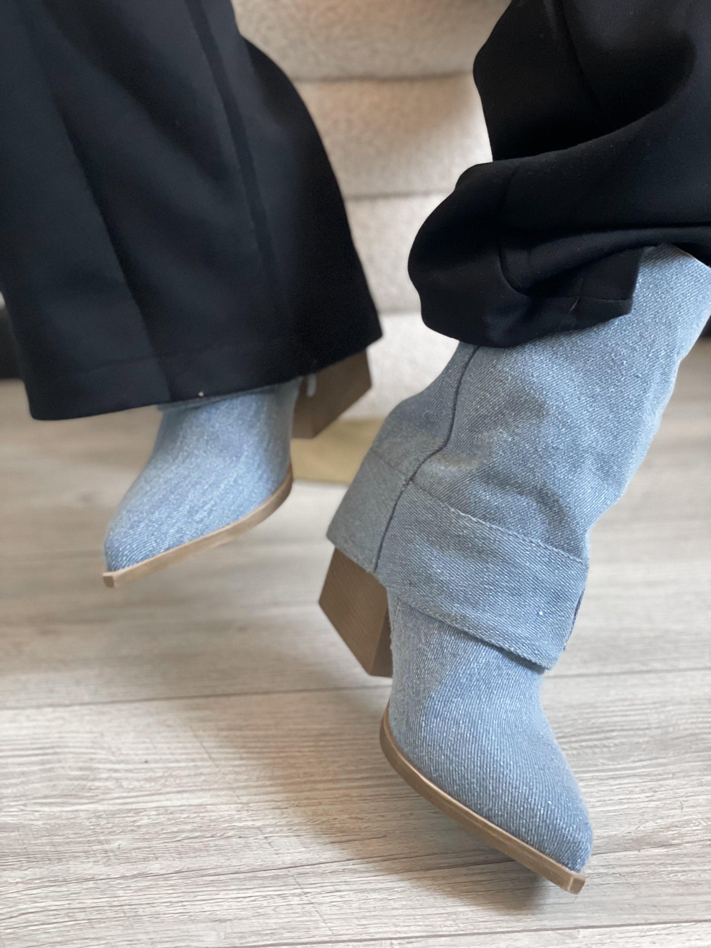 Tacones Denim