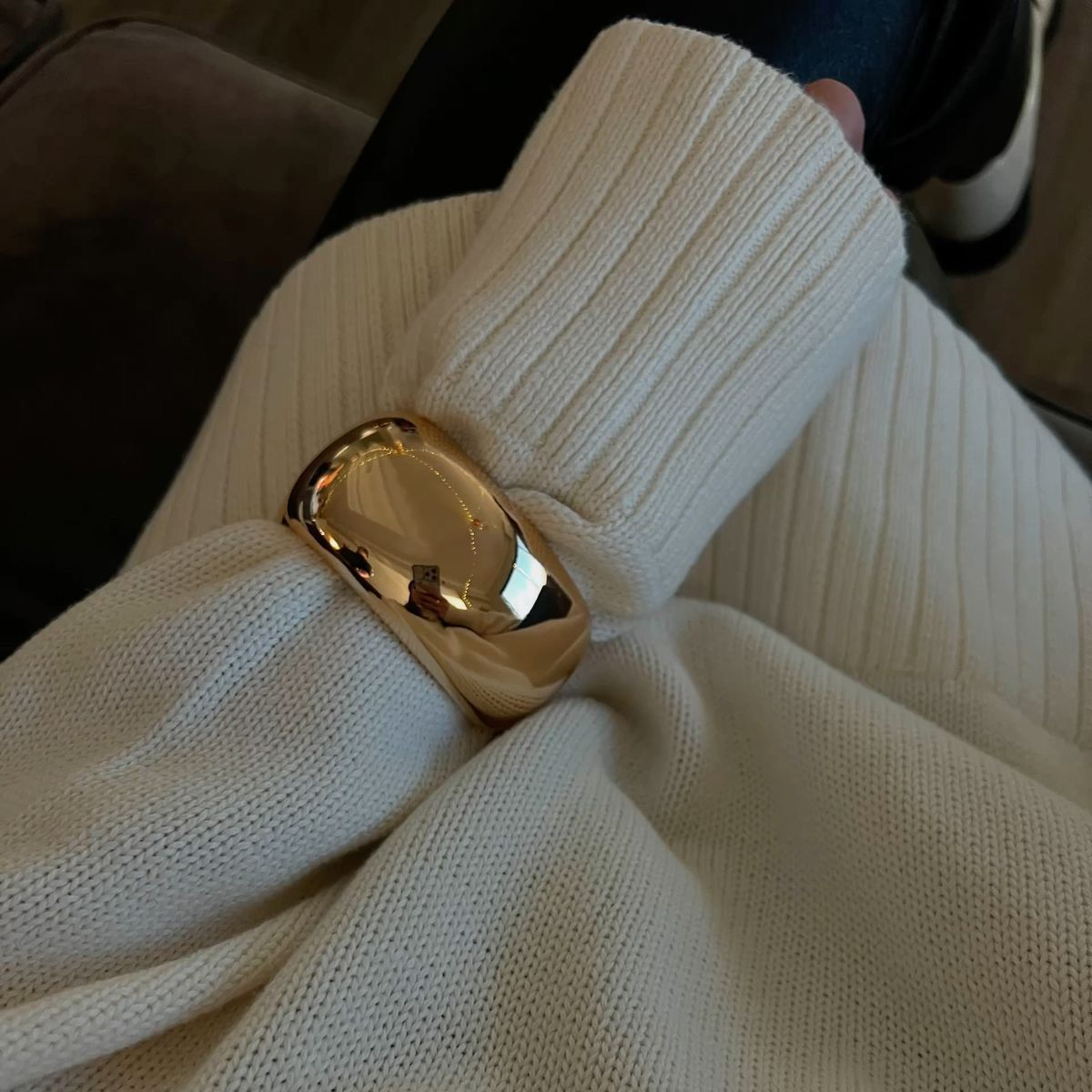 Brazalete "Bold Gold"