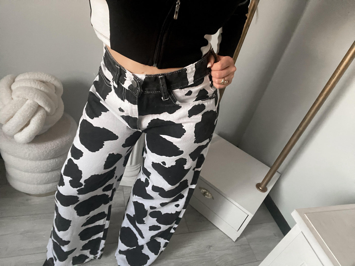 Pantalón Cow print