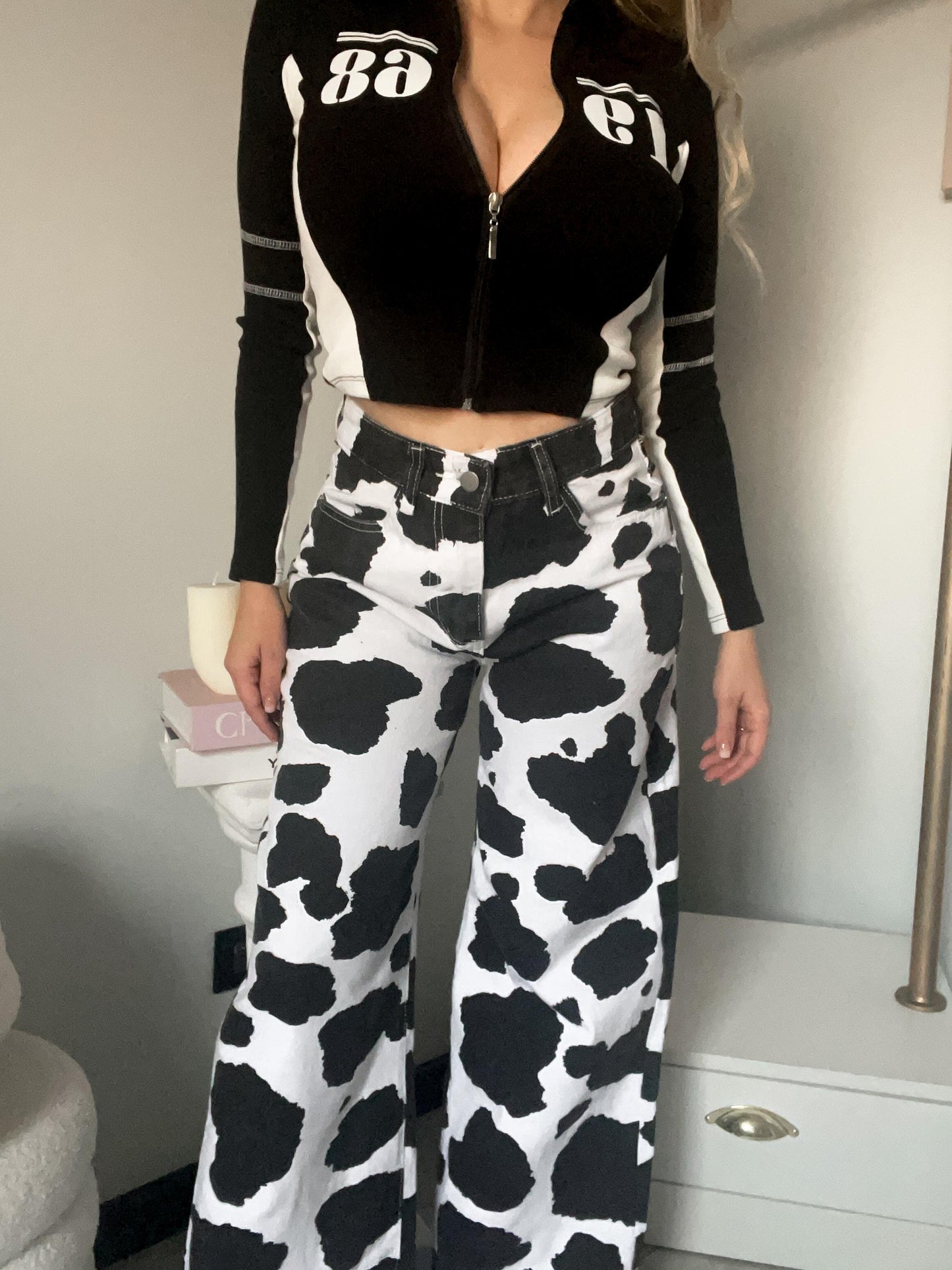 Pantalón Cow print