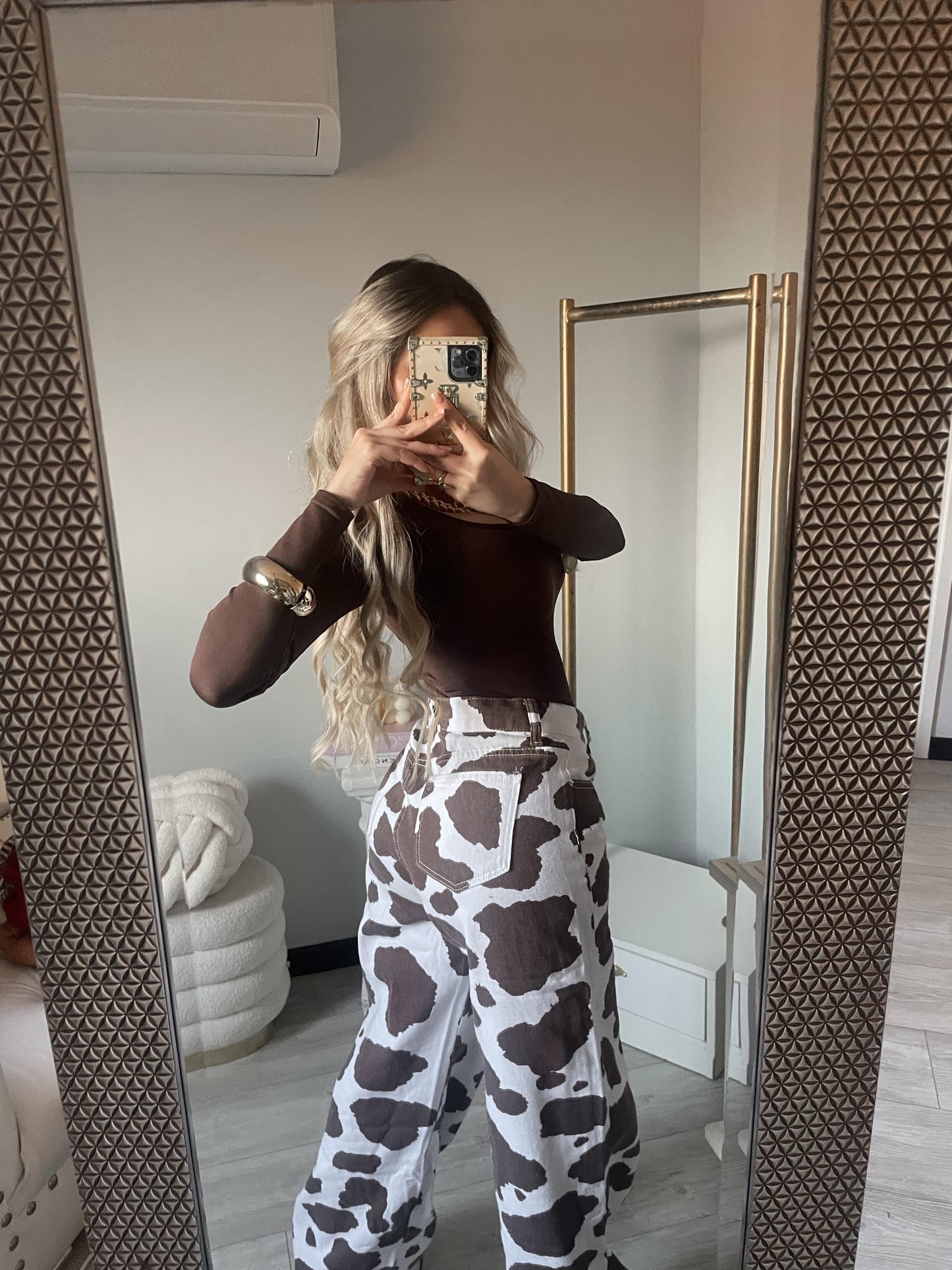 Pantalón Cow print