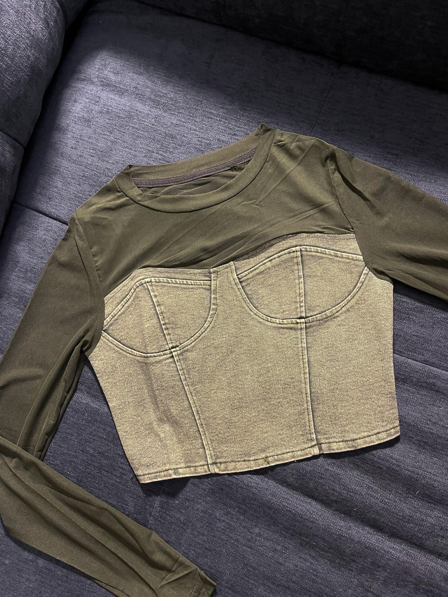 Malla Top - Denim