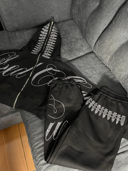 Conjunto Negro Full brillo