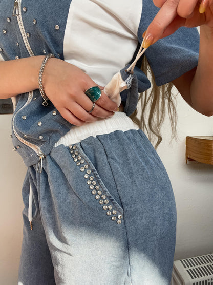 Conjunto Denim Glow